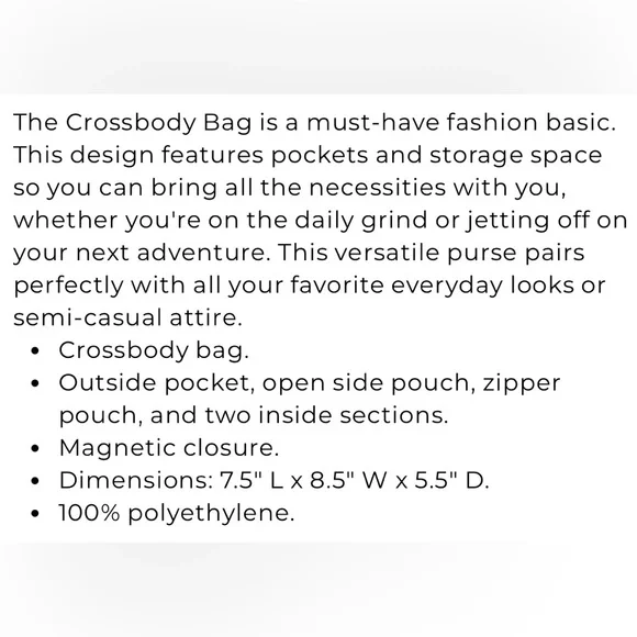 🆕 Chico’s tassel cross body bag in black only - Picture 4 of 15